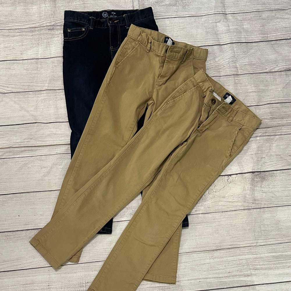 Dark denim -  and kakhi Pants bundle